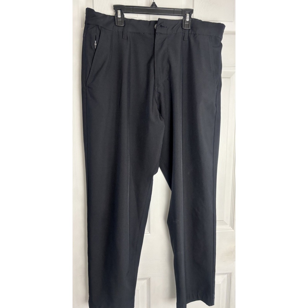Marc New York Andrew Marc Men's 34x27 Black Commuter Pants 4 Way Stretch Tech‎